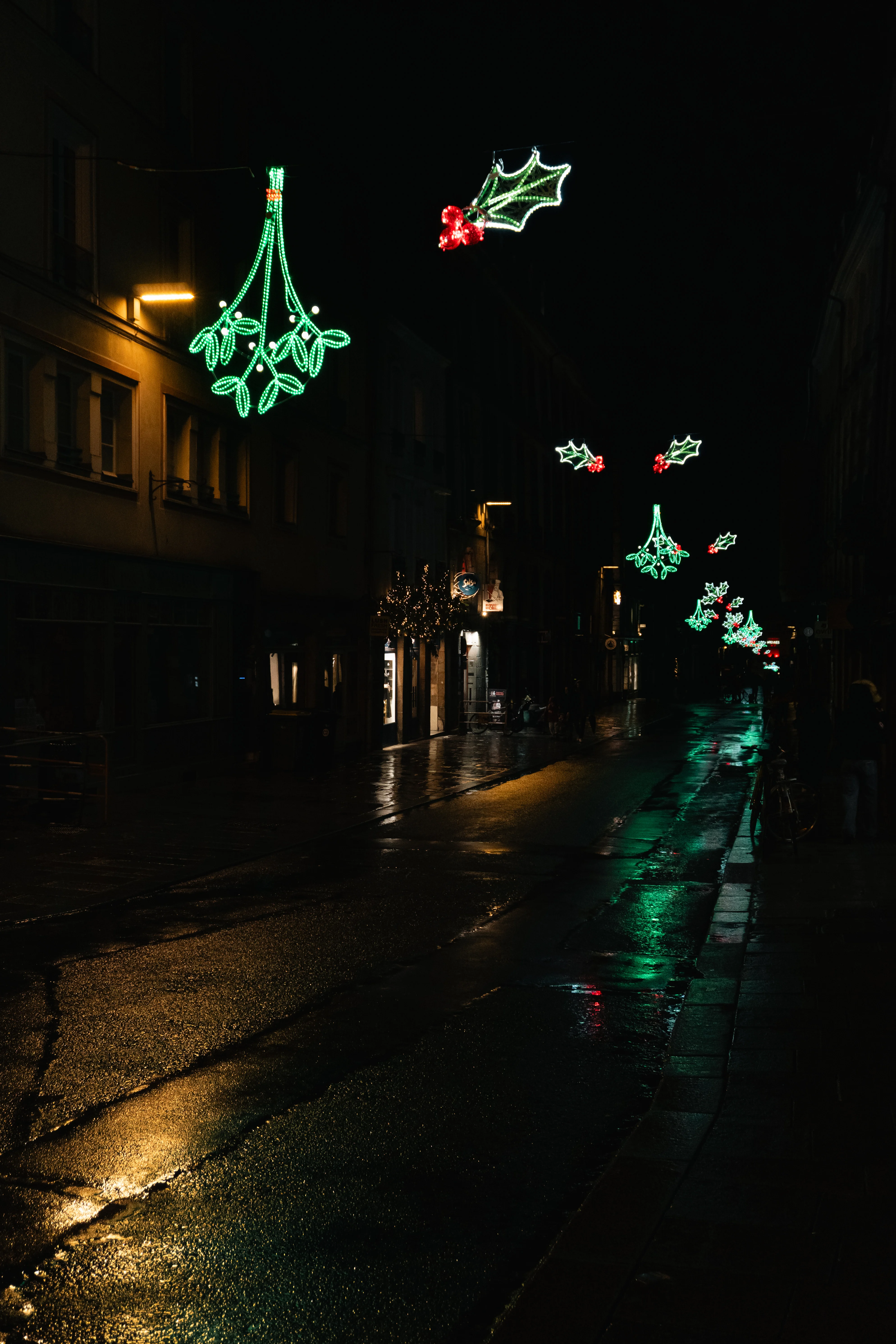 Rennes city centre lighting